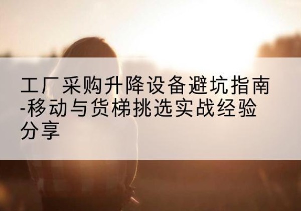 林口移动式升降机怎么选-工厂采购升降设备避坑指南-移动与货梯挑选实战经验分享