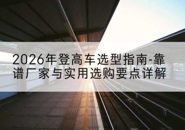 林口登高车厂家推荐-2026年登高车选型指南-靠谱厂家与实用选购要点详解